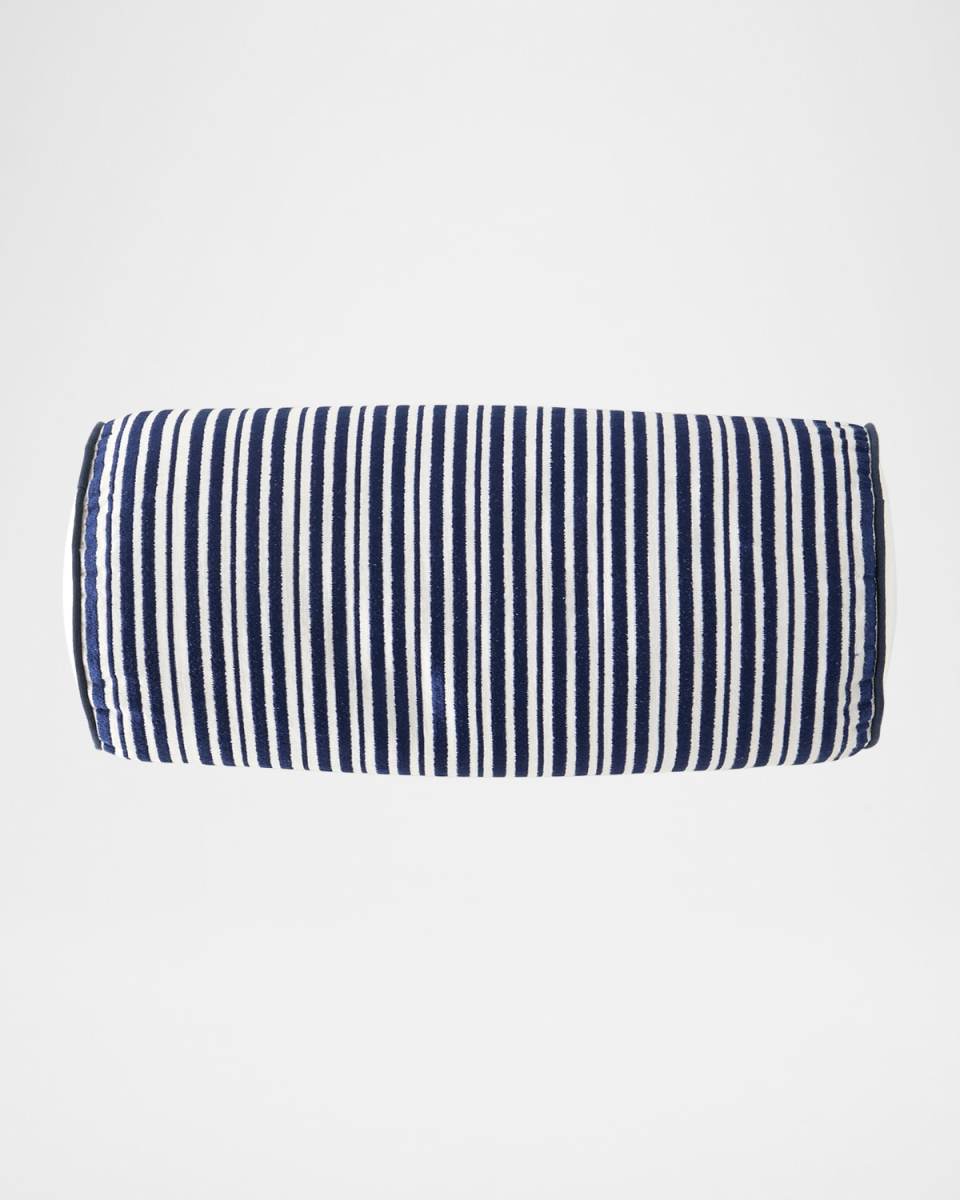 Gent Stripe Round Bolster Pillow
